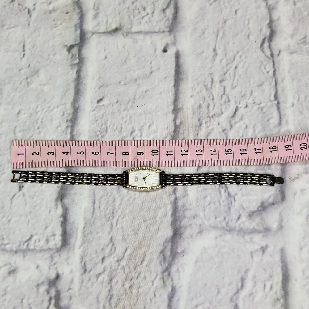 Vintage Citizen Ladies Watch Quartz Crystals 5421-S011469 New Battery Rare - Picture 7 of 10